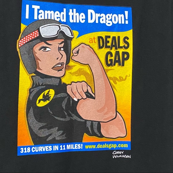 Deals gap DRAGON TAIL Women’s Tee LARGE - Picture 5 of 5